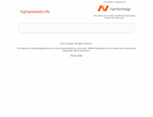 Tablet Screenshot of highspeedads.info